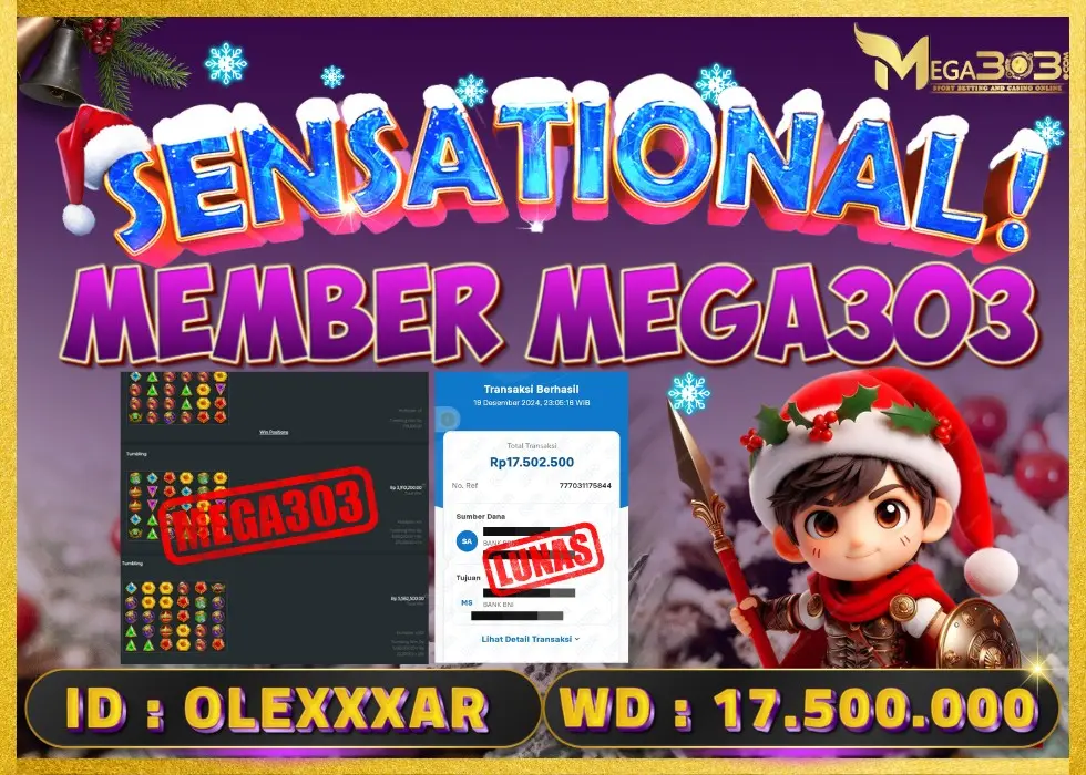 MEGA303 JACKPOT Rp 17.500.000 - LUNAS!!!