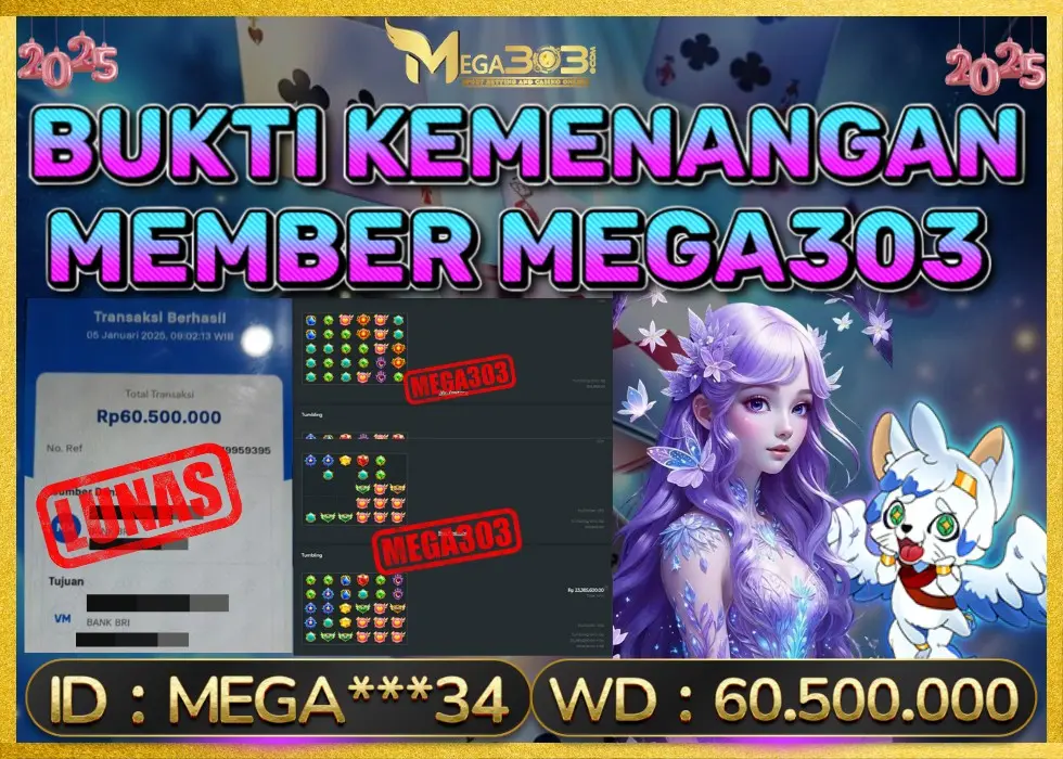 MEGA303 JACKPOT Rp 60.500.000 - LUNAS!!!